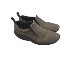 Men's Merrell Jungle Moc Gunsmoke Performance Size 13 Suede Shoes Slip On